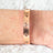 Kupferarmband mit Chakrasymbolen, weitere Ansicht