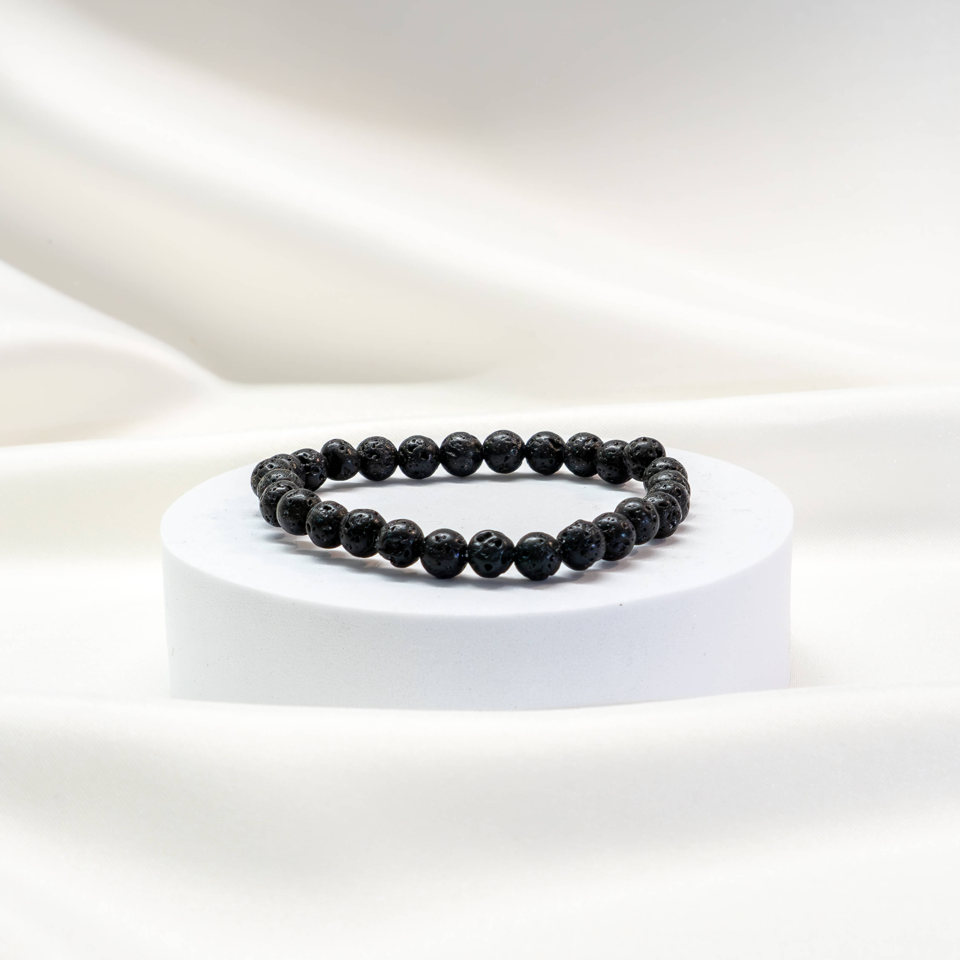 Armband Lavastein schmal