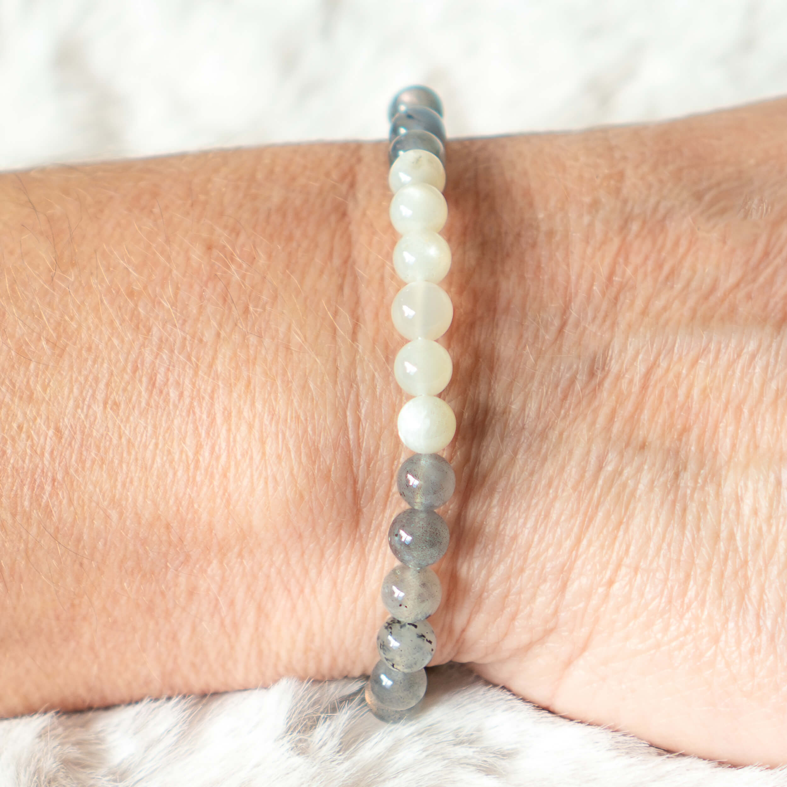 Armband Mondstein