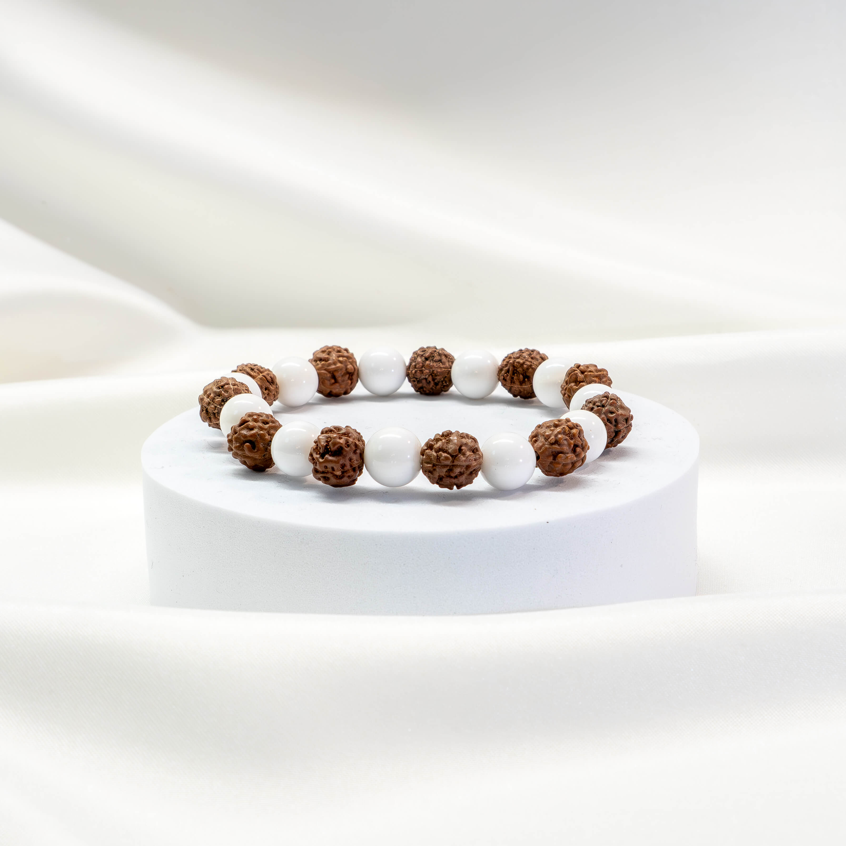 Armband Rudraksha/Muschel