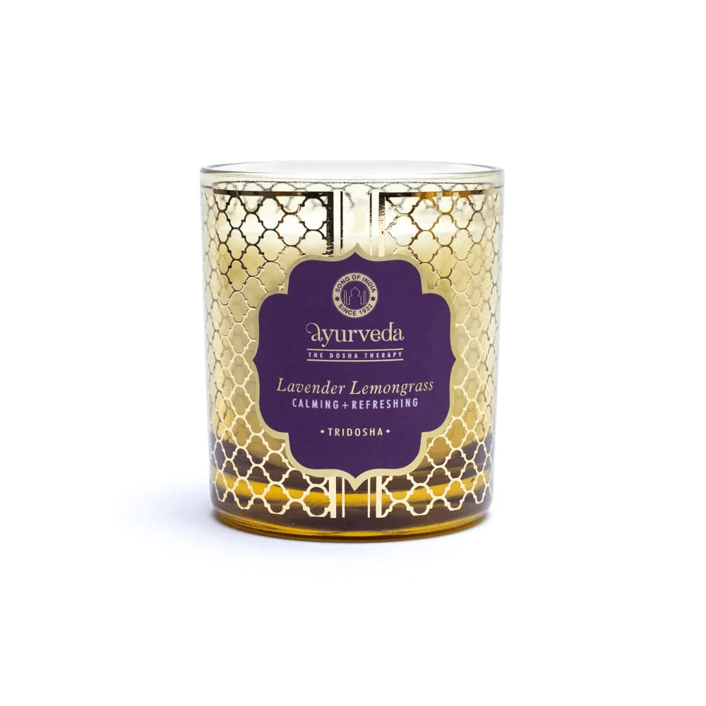 Ayurveda Lavendel Zitronengras Duftkerze