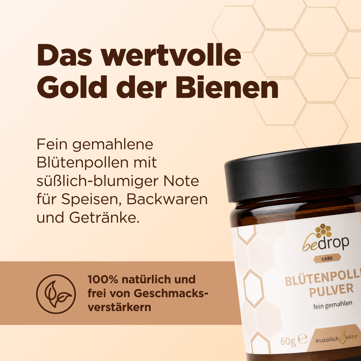 Blütenpollenpulver/Bienenpollen (60g)