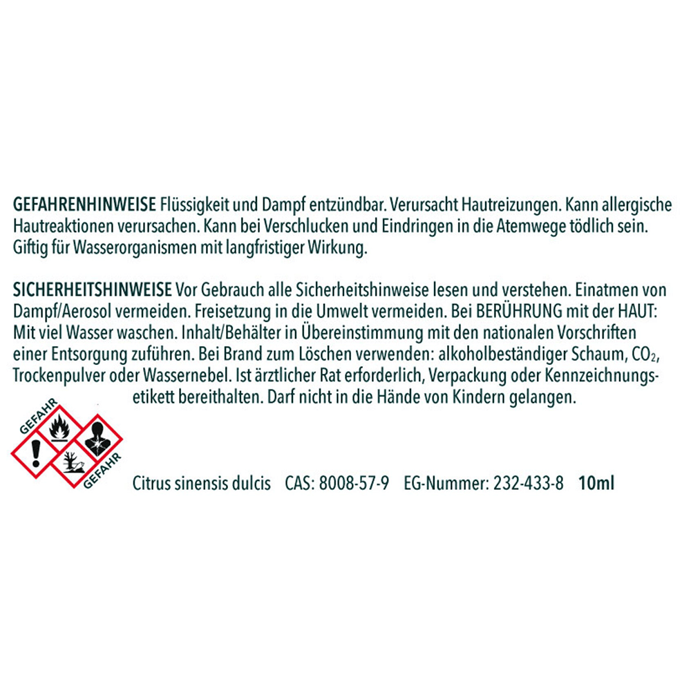 Bio Orangenöl süß