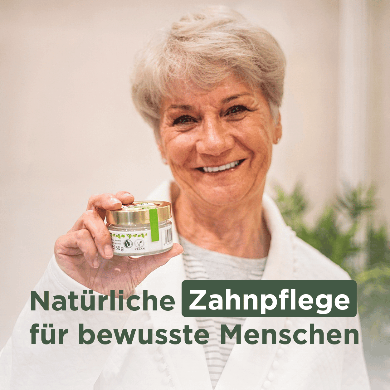 Fluoridfreies Zahnpulver Minze