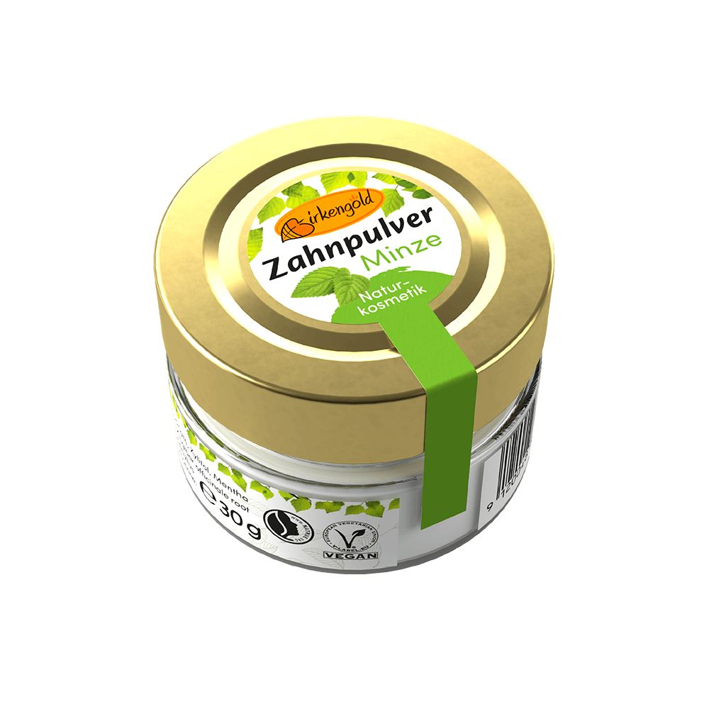 Fluoridfreies Zahnpulver Minze