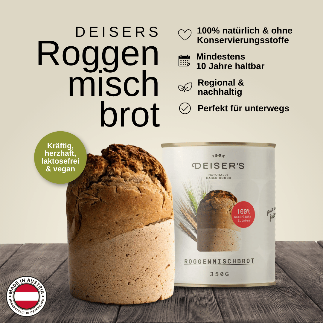 Deiser Dosenbrot Roggenmischbrot