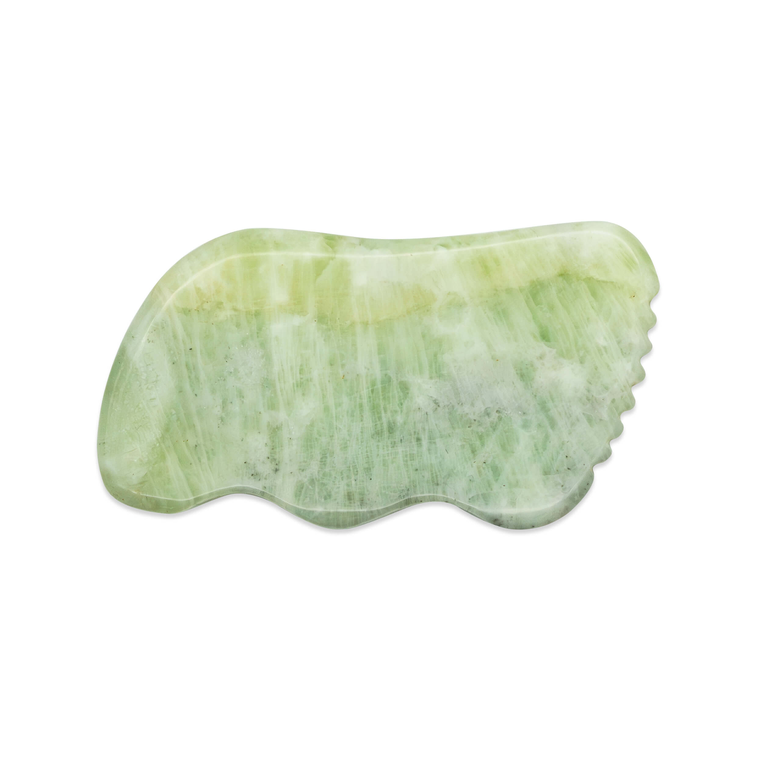 Gua sha Massagestein Xinyi Jade wellig