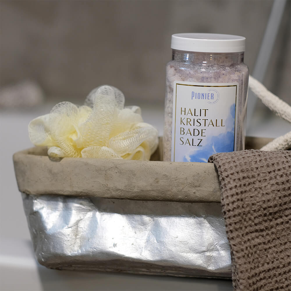 Halit-Kristallsalz für Bäder (850g)