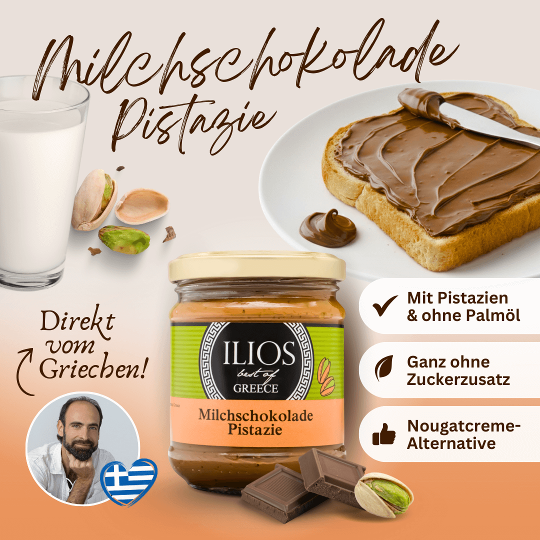Milchschokolade-Pistaziencreme