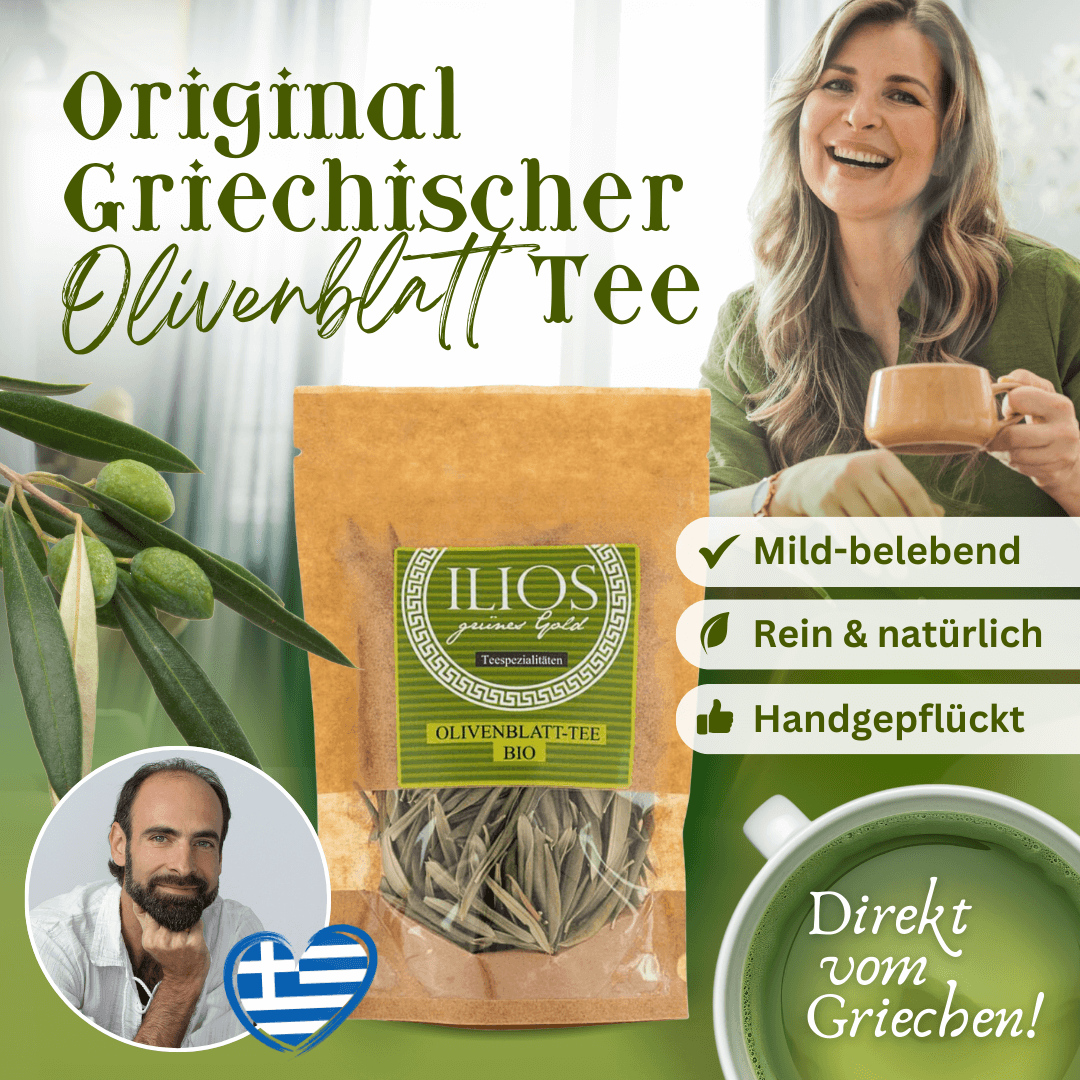 Griechischer Olivenblatt Tee