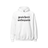 Kapuzenpullover „Gesichert unbequem“