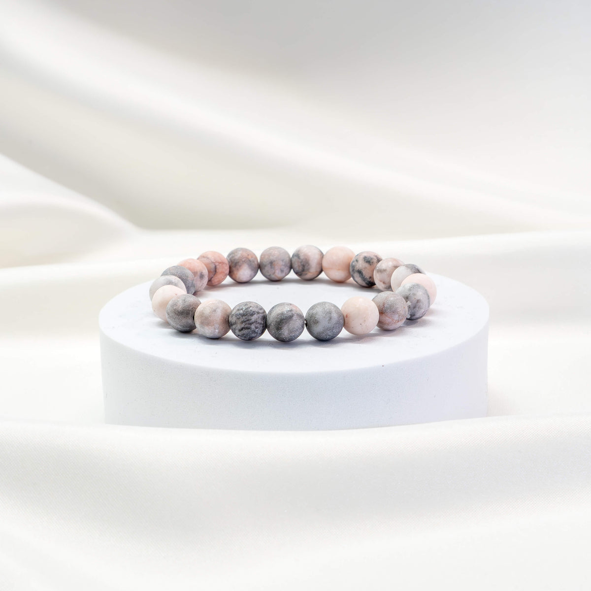 Mala Armband Zebrajaspis rosa