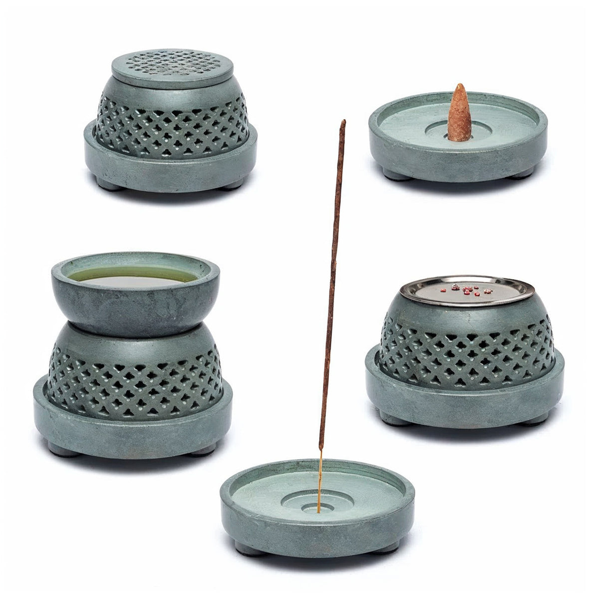 Speckstein-Mehrzweckbrenner – Einzelteile des Sets