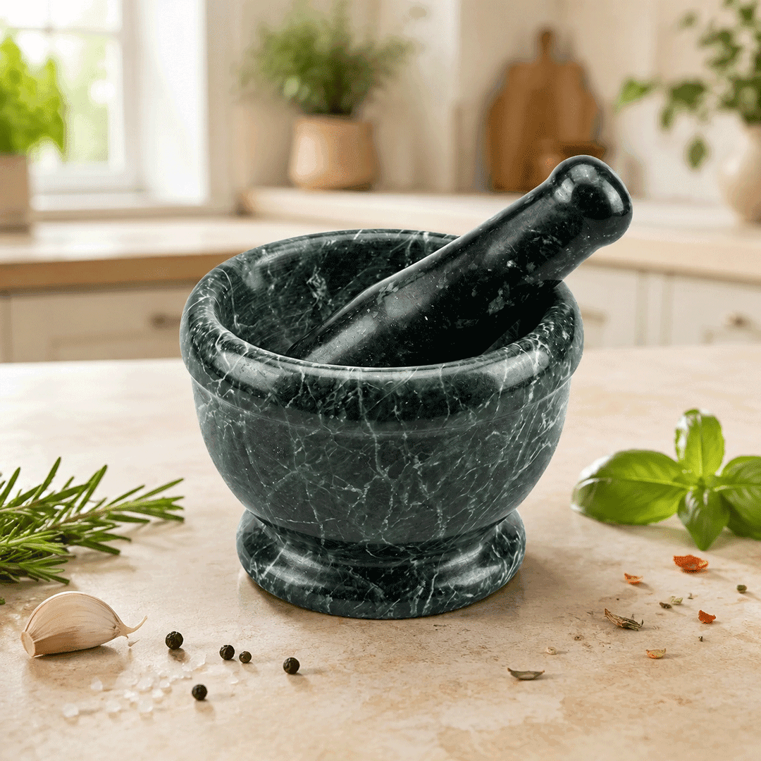Mörser aus Serpentin