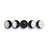 Teelichter Mondphasen, Detailansicht