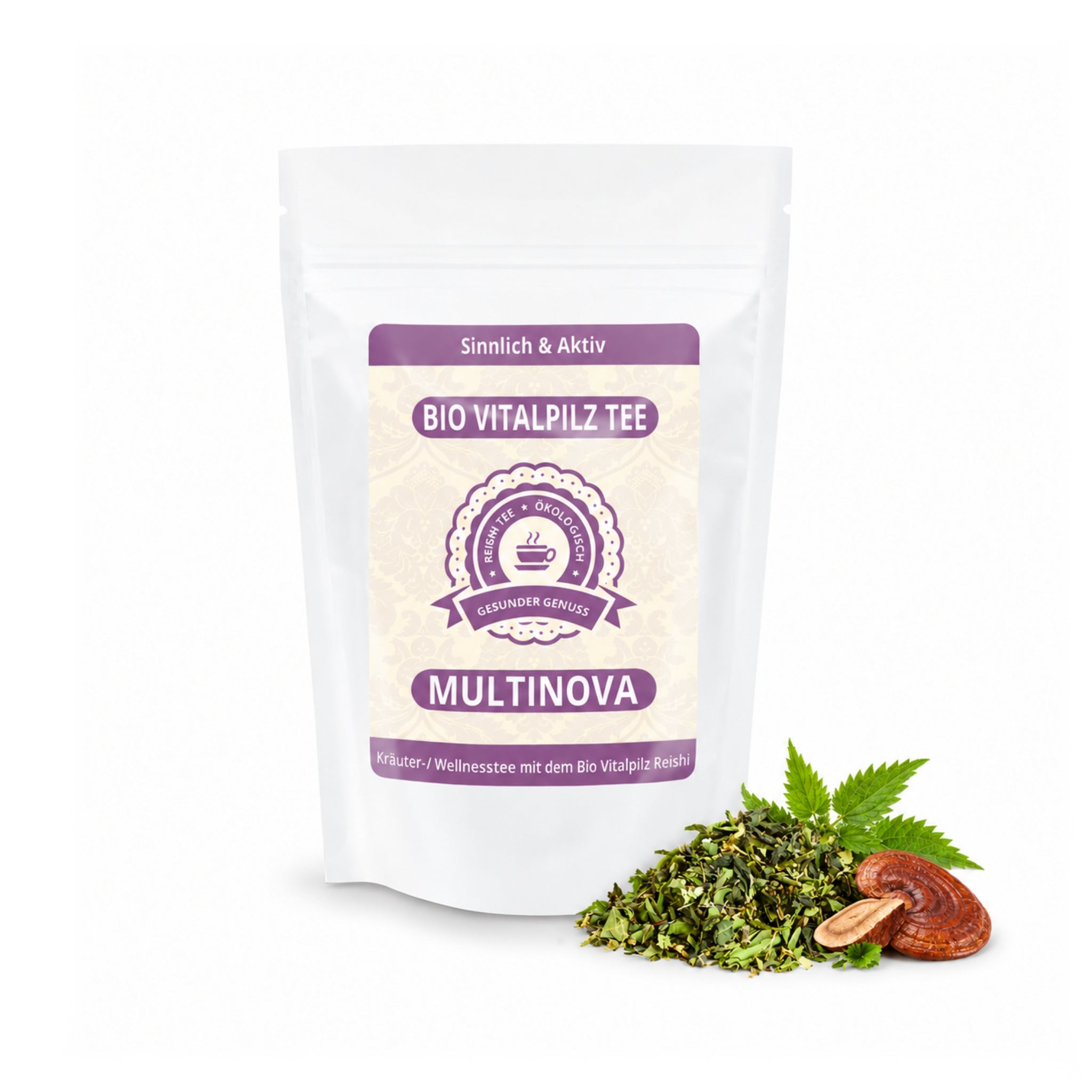 Bio Reishi Kräuter Tee „Sinnlich & Aktiv“