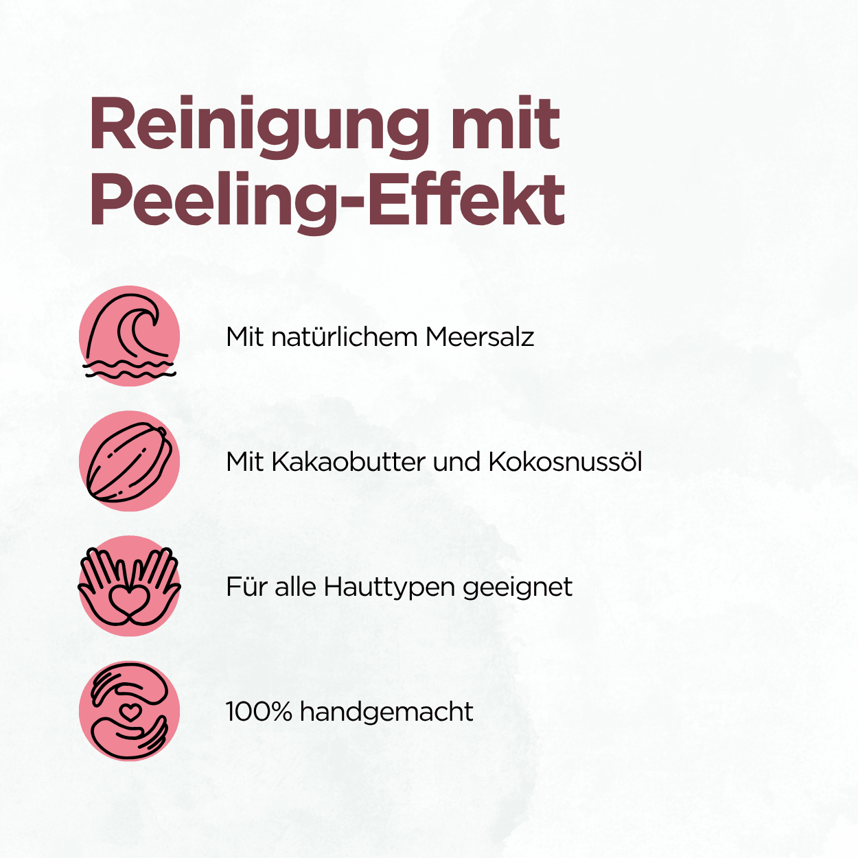 Natürliche Peelingseife Kirsche