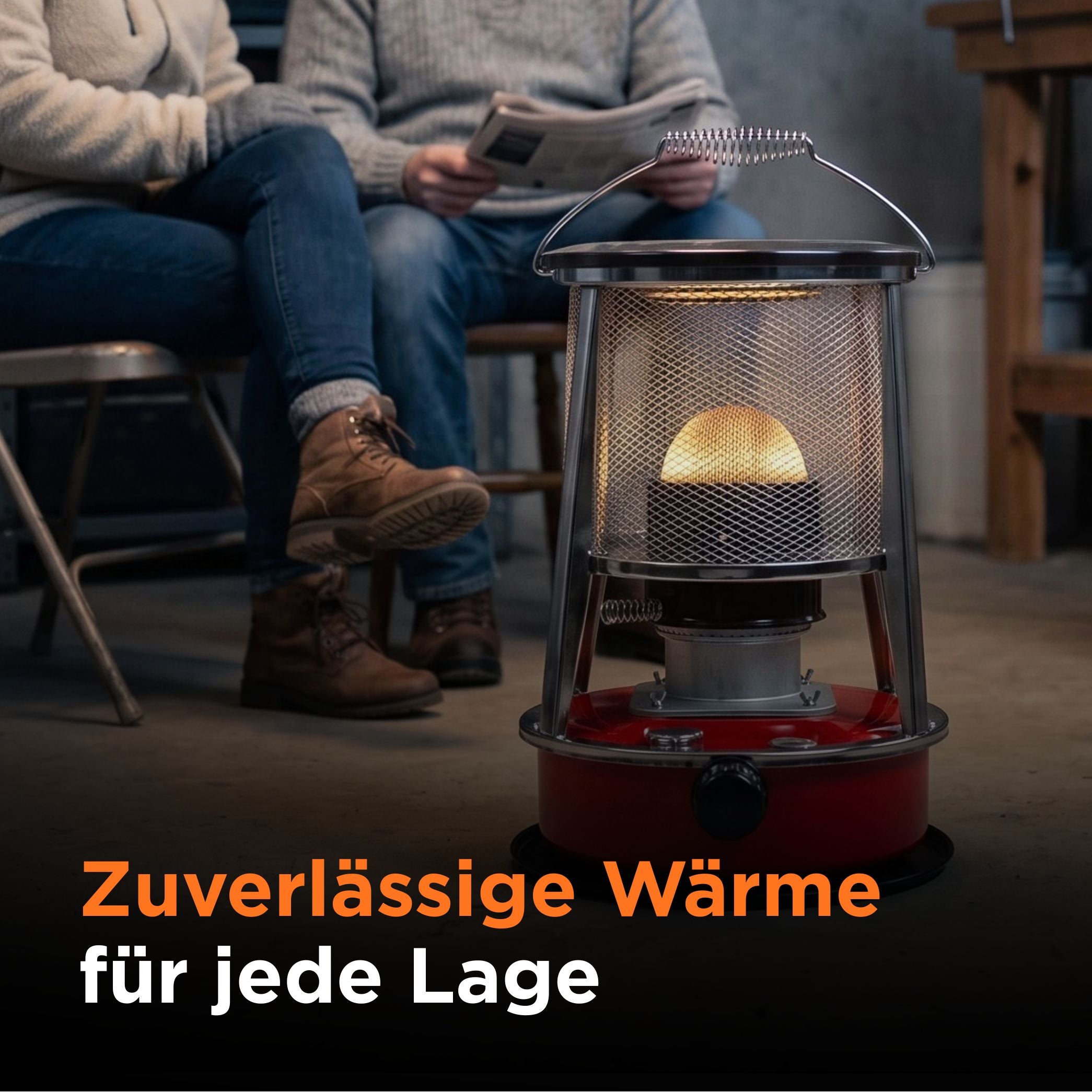 Notfallheizung mit Kochfunktion