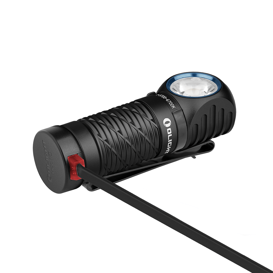 Olight Perun 2 Mini Stirnlampe und Winkeltaschenlampe
