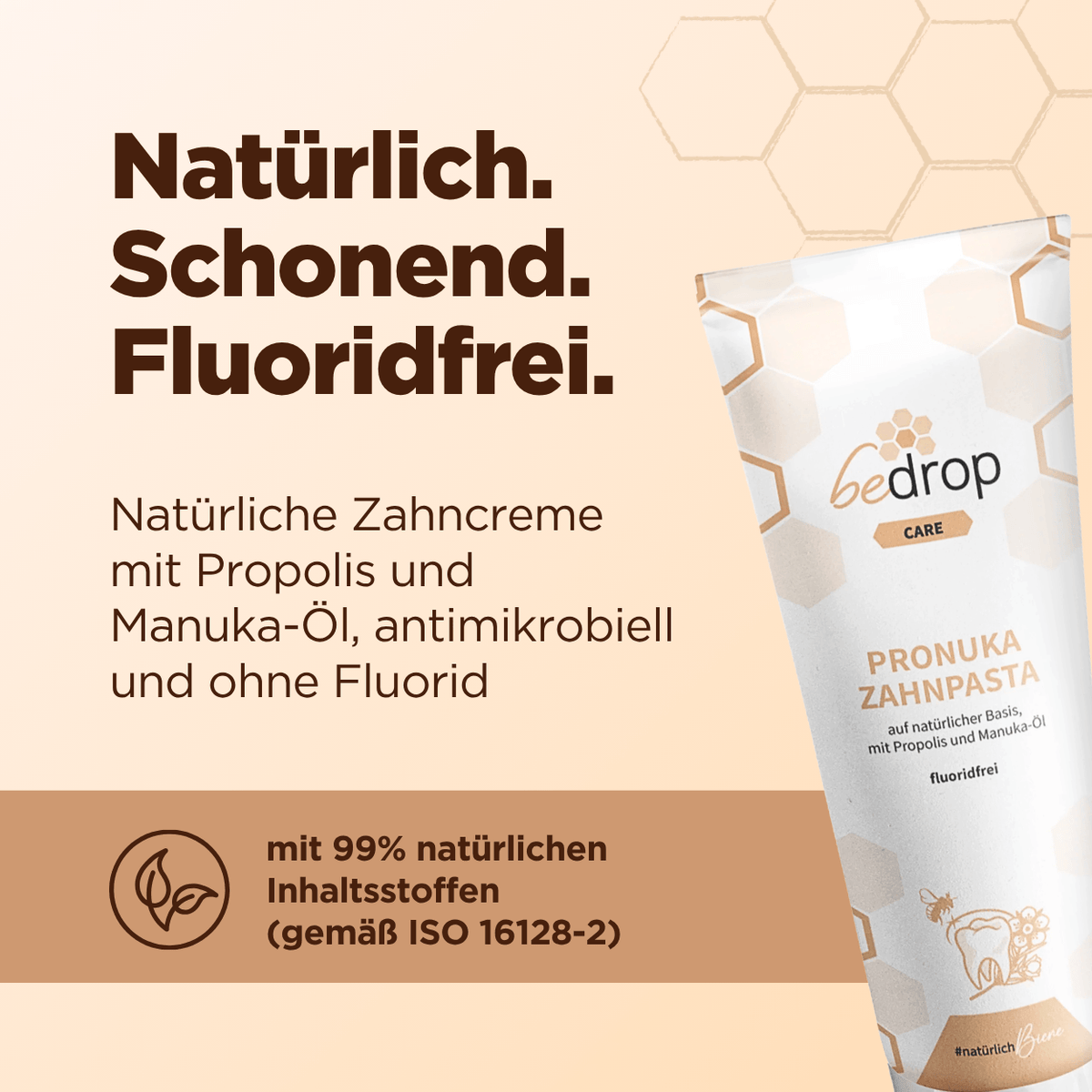 Pronuka Zahnpasta mit Propolis und Manuka-Öl