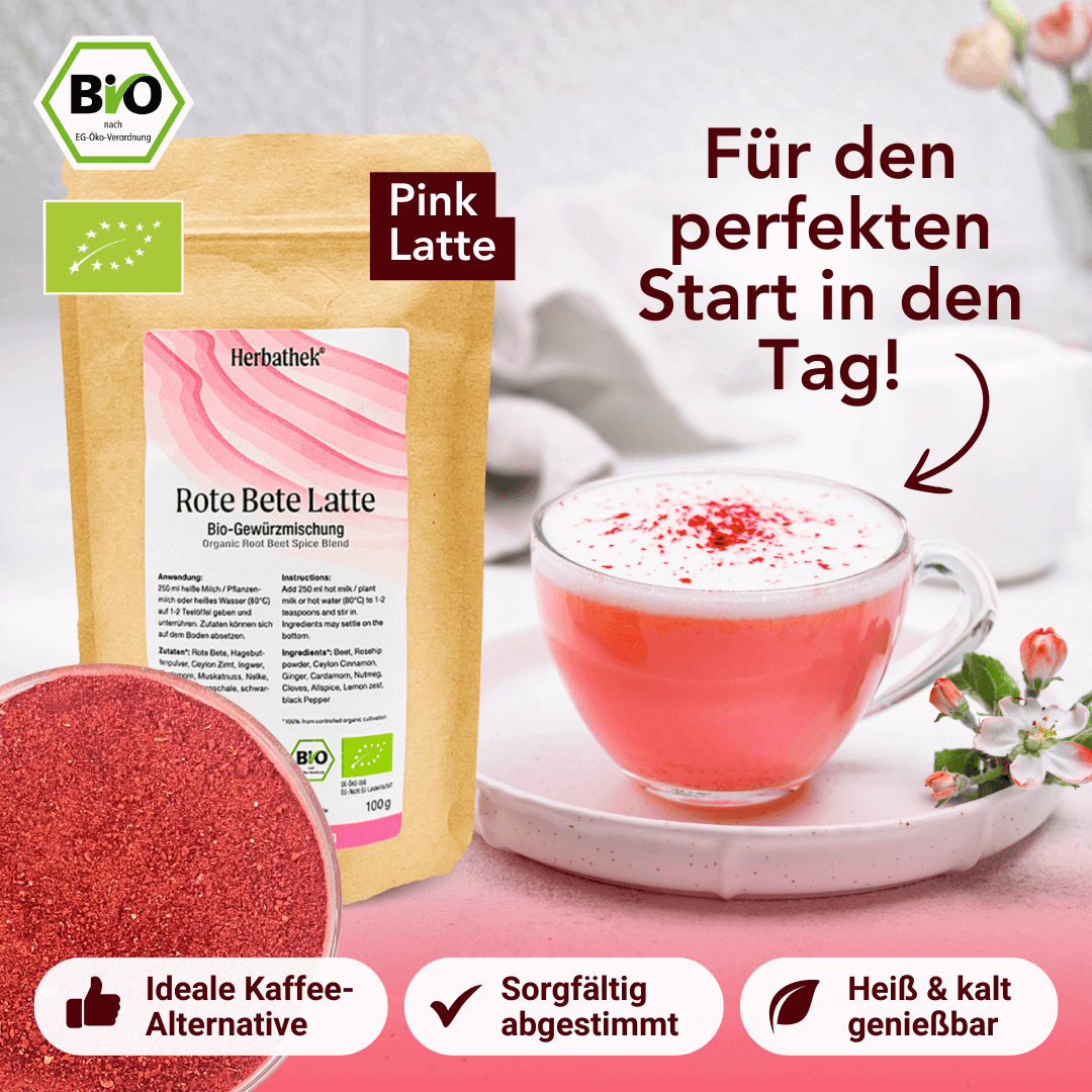Pink Latte – Rote Bete Gewürzmischung