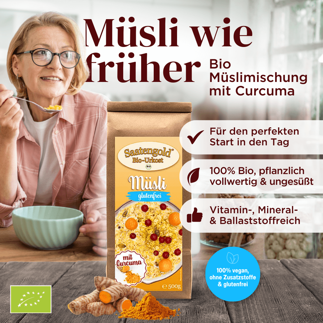 Bio Müsli mit Curcuma