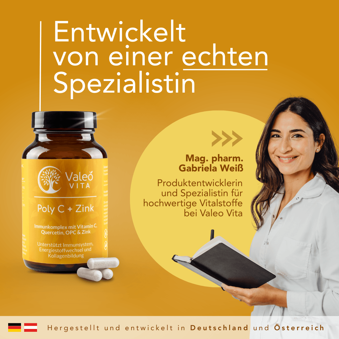 Poly C + Zink Immunkomplex Kapseln