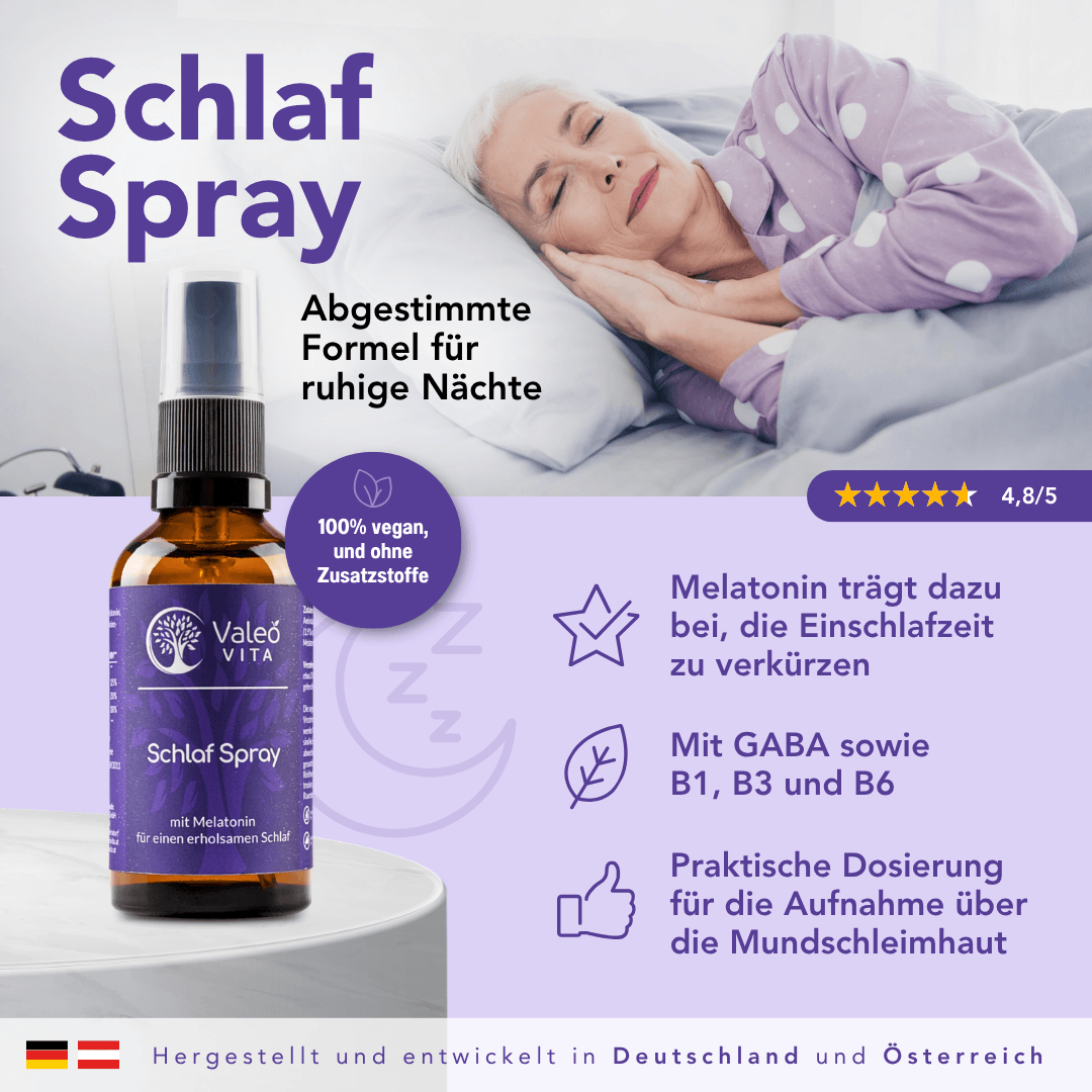 Schlaf Spray mit Melatonin