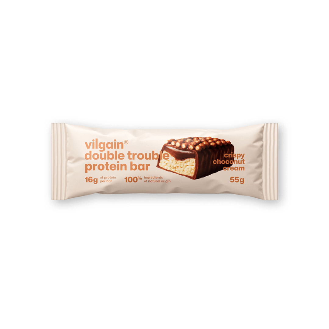 Protein Riegel Double Trouble Knusprige Schokoladencreme