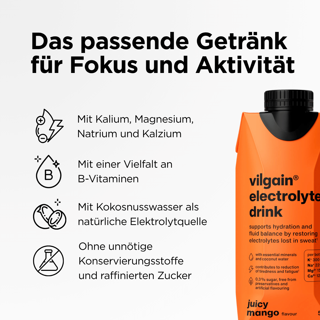 Elektrolytgetränk Saftige Mango