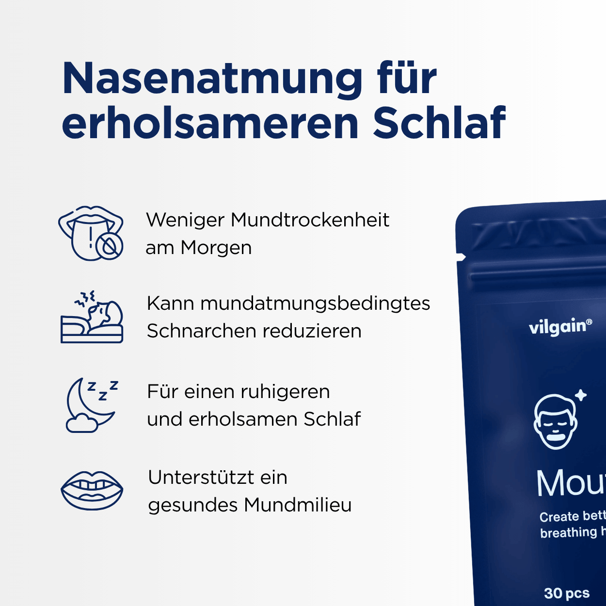 Mundpflaster für die Nacht