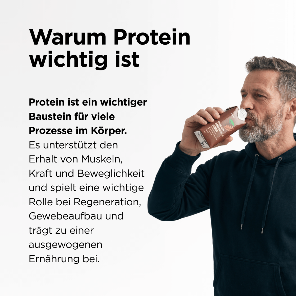 Pflanzliches Protein Vanille