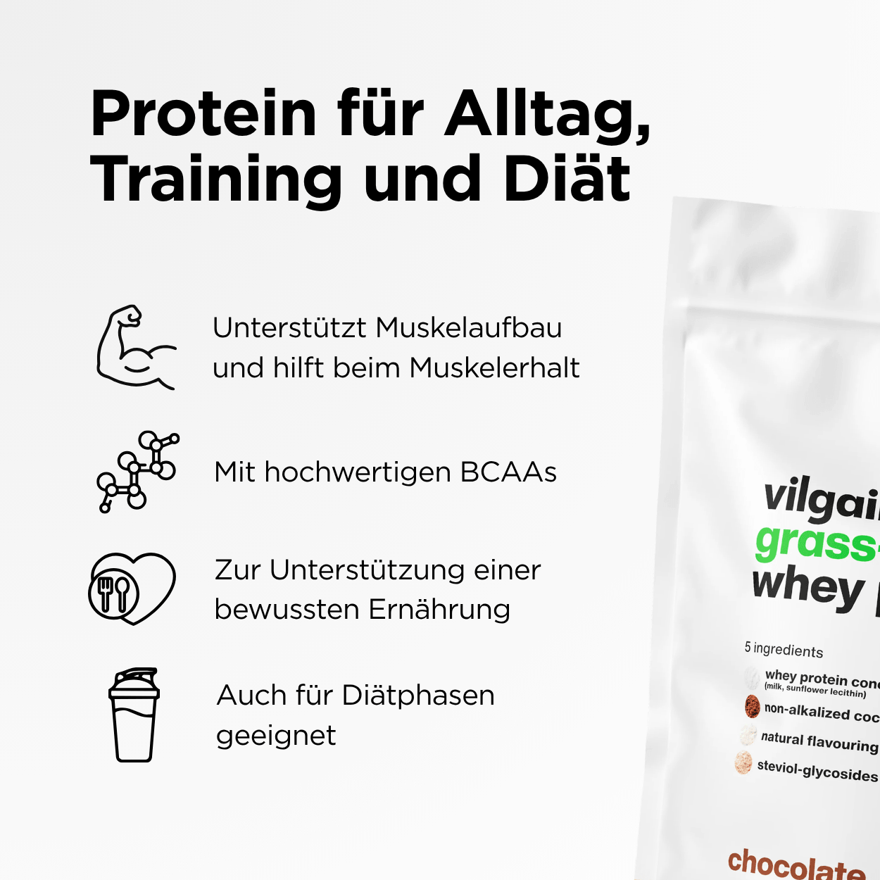 Weidemilch Whey Protein Schokolade