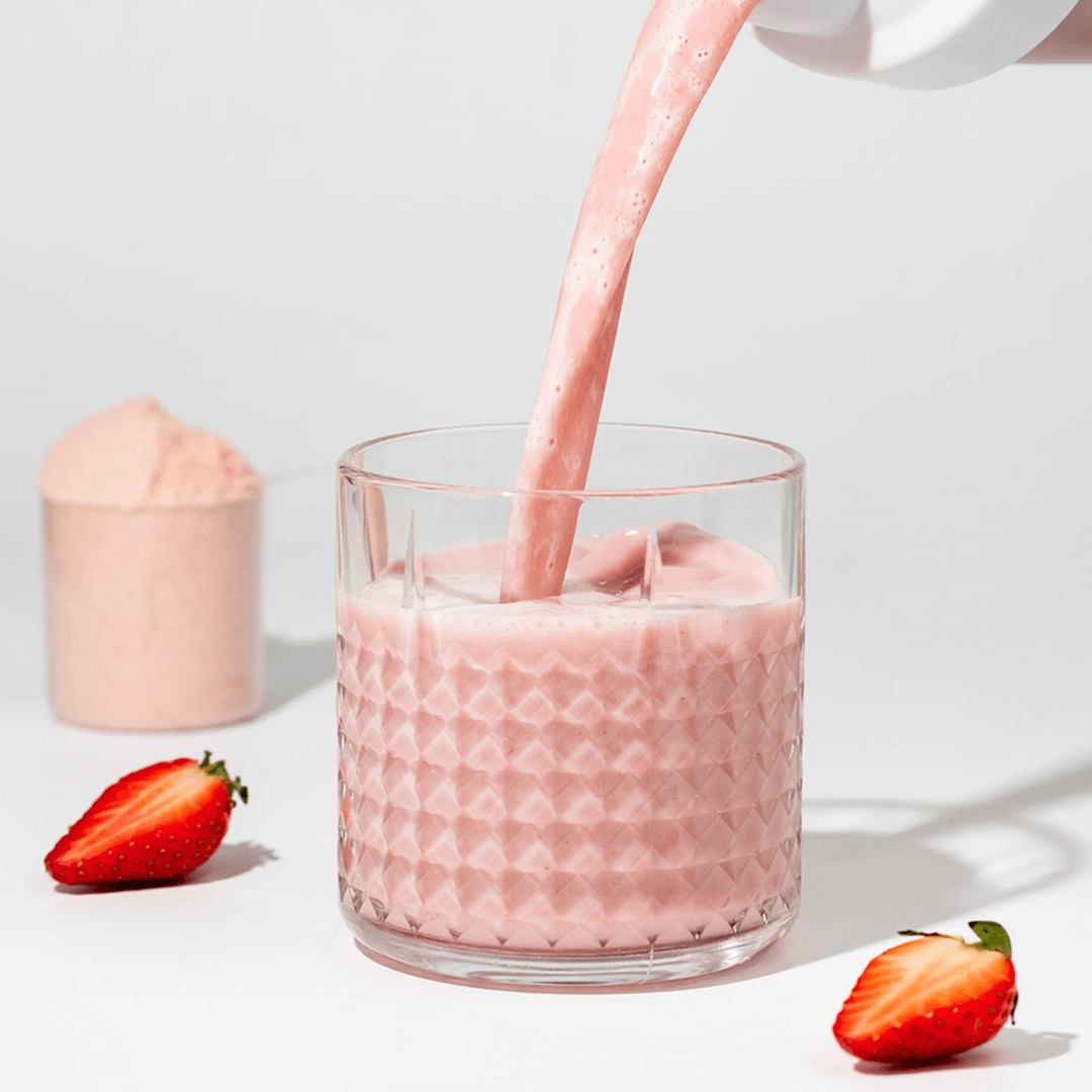 Weidemilch Whey Protein Erdbeere