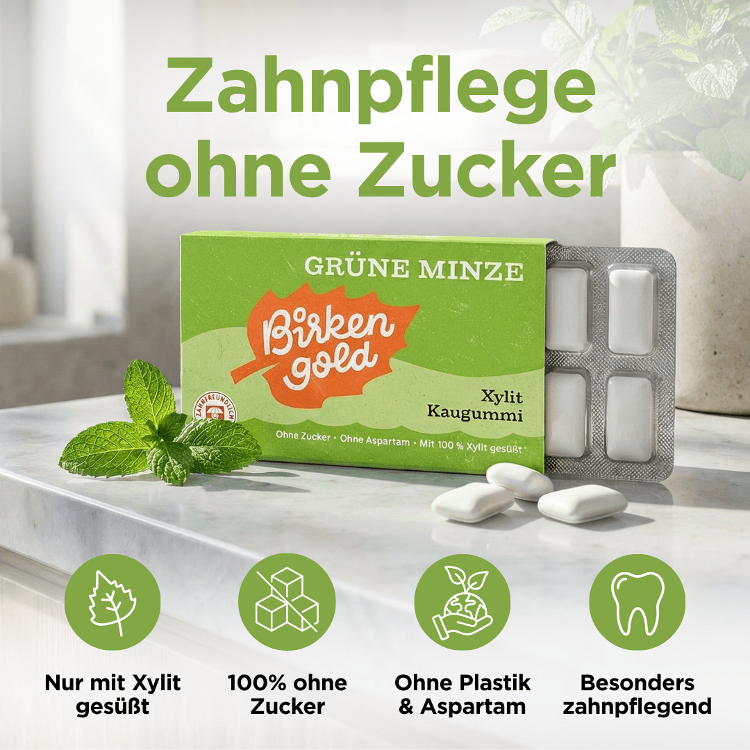 Xylit Kaugummi Grüne Minze