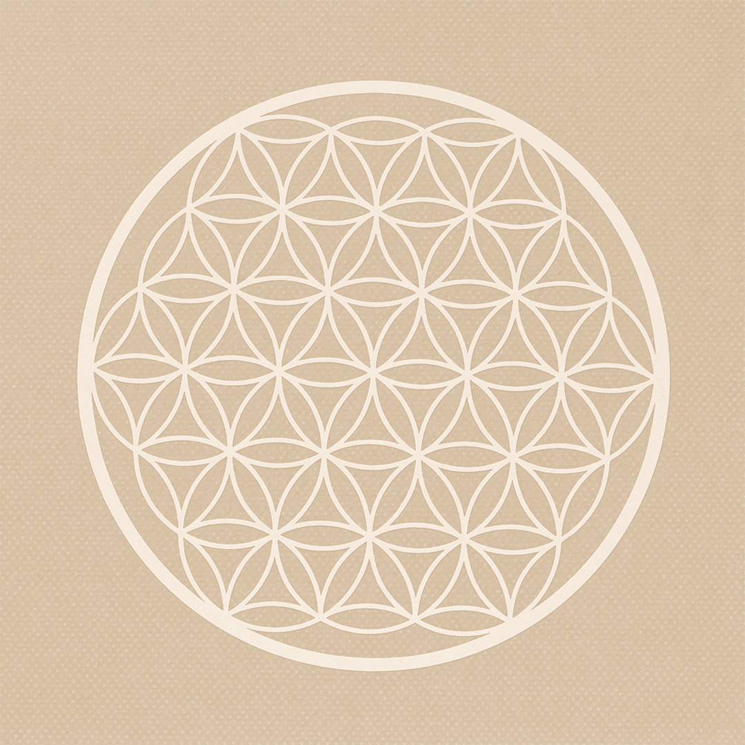 Yogamatte Blume des Lebens – Ansicht