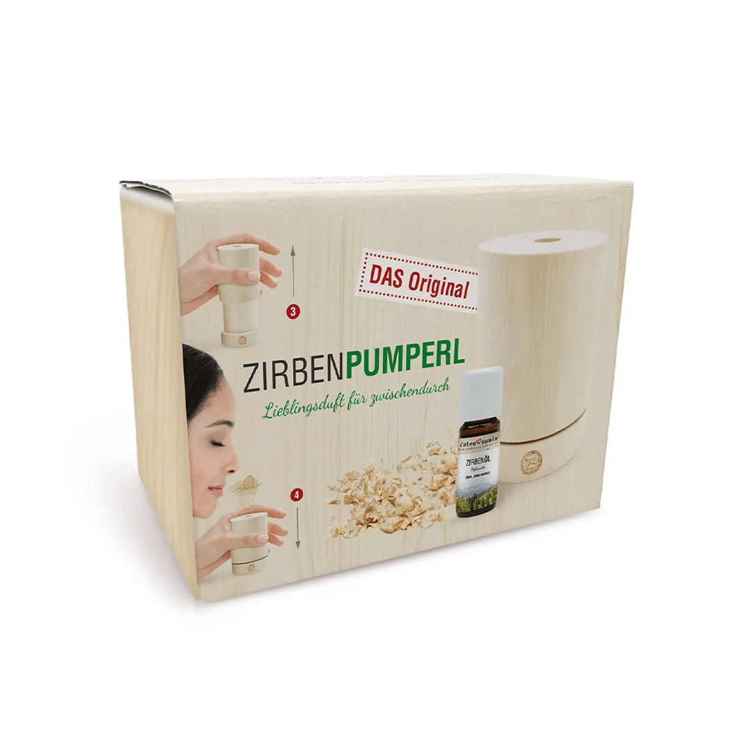 ZirbenPumperl – Mobiler Duftspender aus Zirbenholz