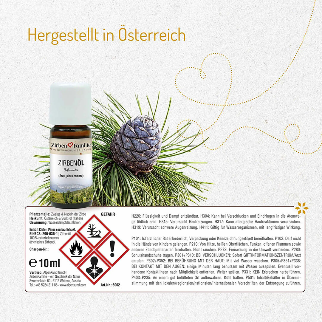 ZirbenPumperl – Mobiler Duftspender aus Zirbenholz