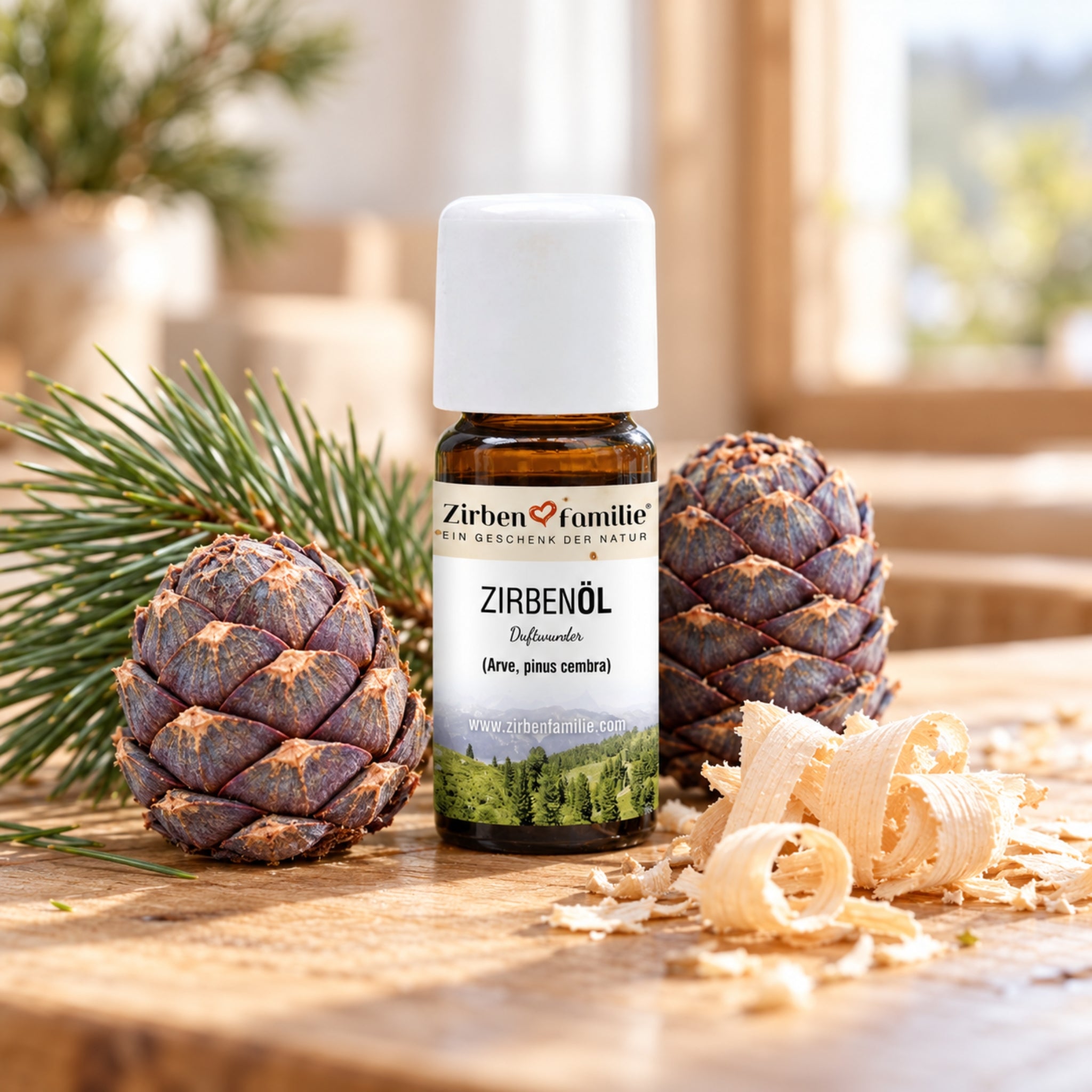 Ätherisches Zirbenöl – 100 % naturrein (10 ml)