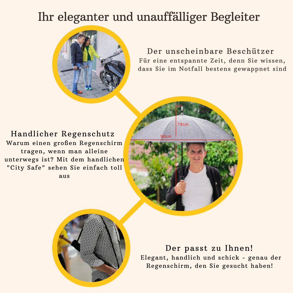 Sicherheitsschirm „City Safe“